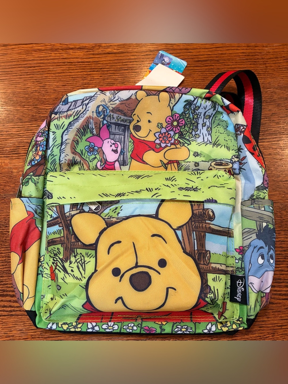 Disney Winnie the Pooh & Friends Backpack NWT Character Print by Ruz
